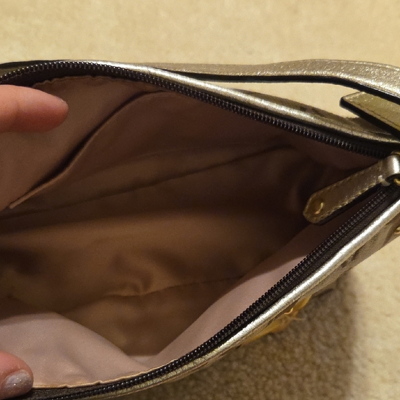 Coach Elegant Brown and Gold Handbag - Picture 2 of 4